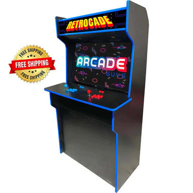 The Arcade Guys Retro Arcade Free Shipping Orange Red Yellow Green Blue Black White Gray Purple