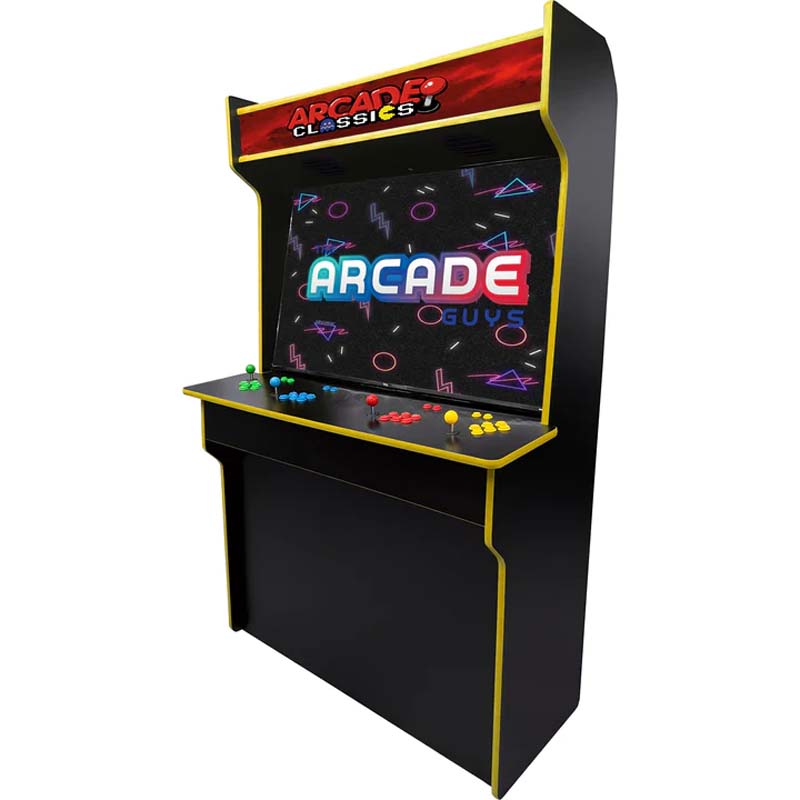 TAG Retro Arcade Yellow Trim 55 inch