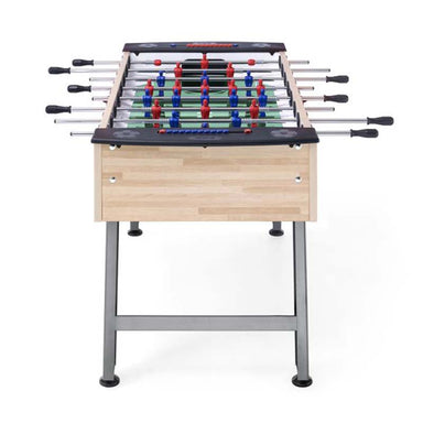 FAS Pendezza Club Teak Foosball Table Front View Image