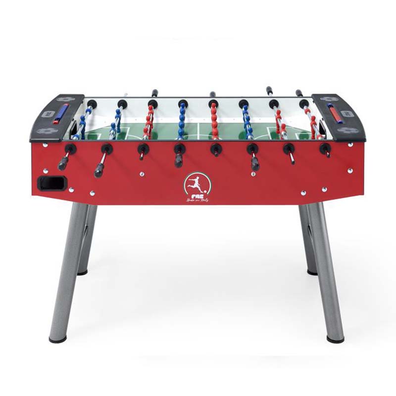 FAS Pendezza Fun Red Foosball Table Side View Image