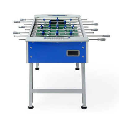 FAS Pendezza Smart Outdoor Blue Foosball Table  Front View Image