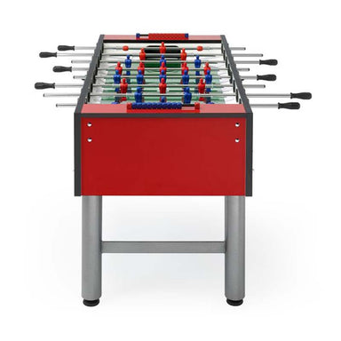FAS Pendezza Tournament Red Foosball Table Front View Image