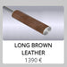 Long Brown Leather Handle