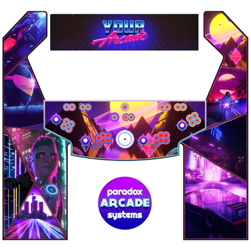 Customization Paradox Arcades Full Color Vinyl Art Add-on