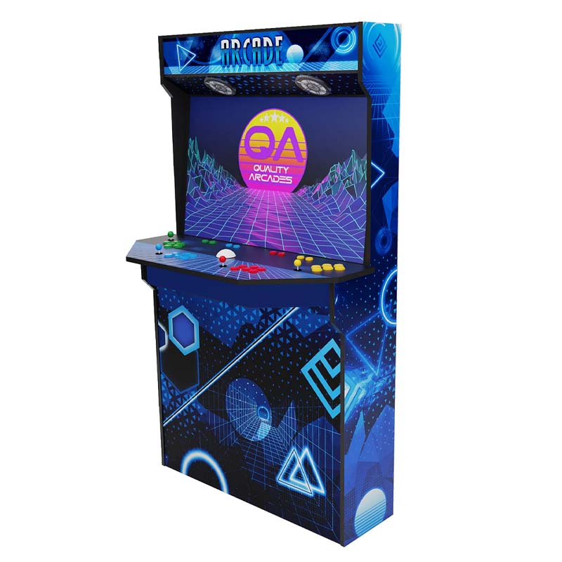 Quality Arcades Hexacade Blue Prism Full Wrap Cabinet Image