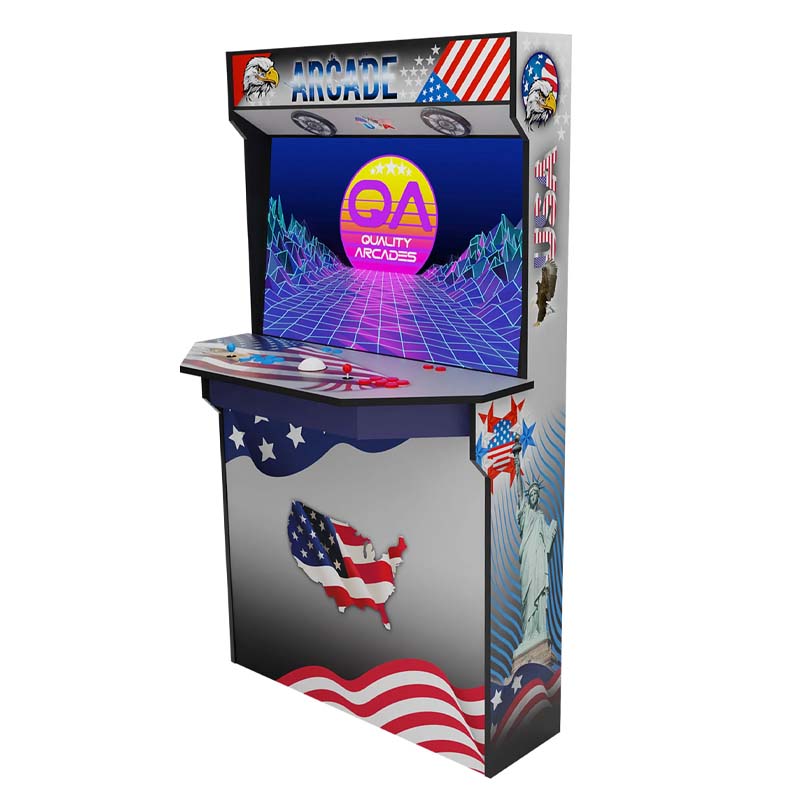 Quality Arcades Hexacade Land Of Freedom Full Wrap Cabinet Image