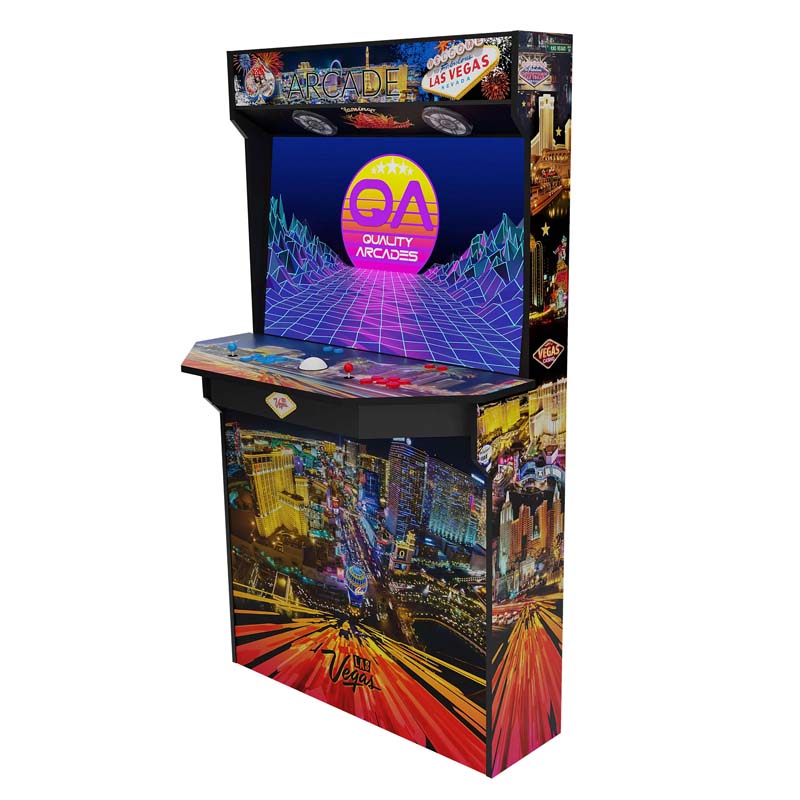 Quality Arcades Hexacade Las Vegas Full Wrap Cabinet Image