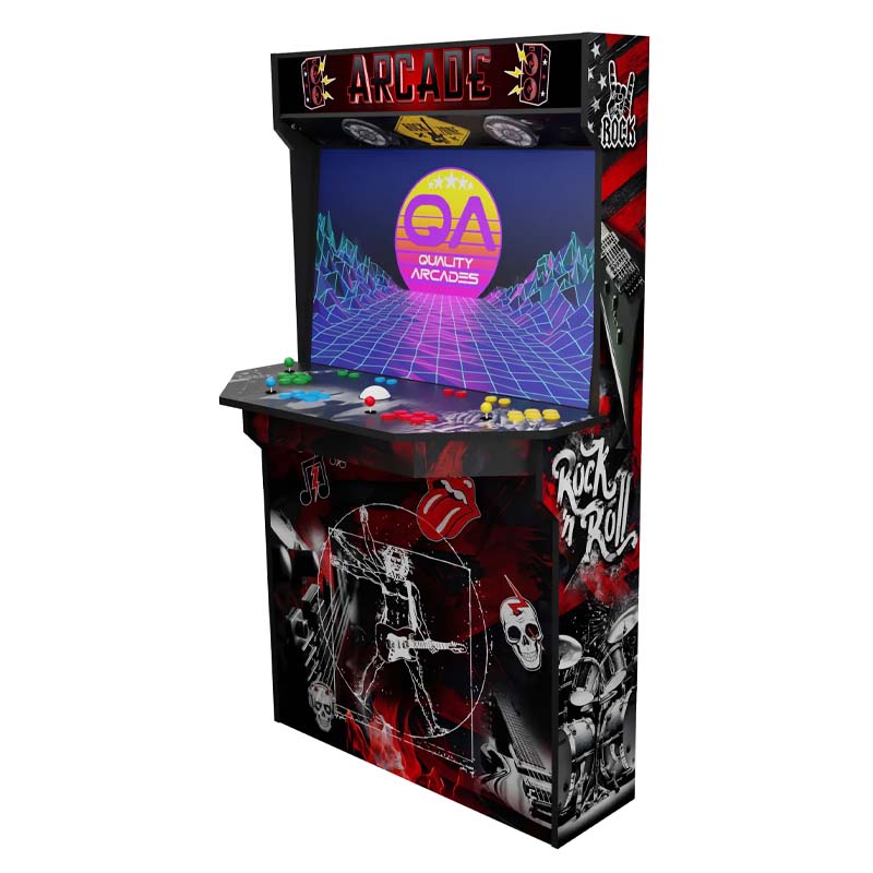 Quality Arcades Hexacade Rock And Roll Full Wrap Cabinet Image