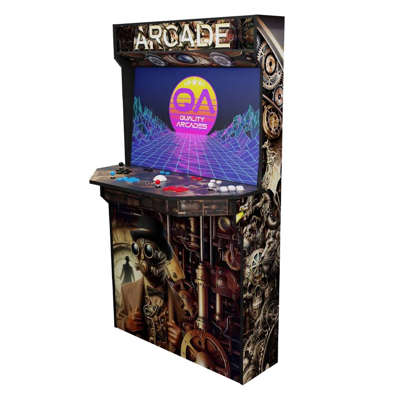 Quality Arcades Hexacade Steampunk Full Wrap Cabinet Image