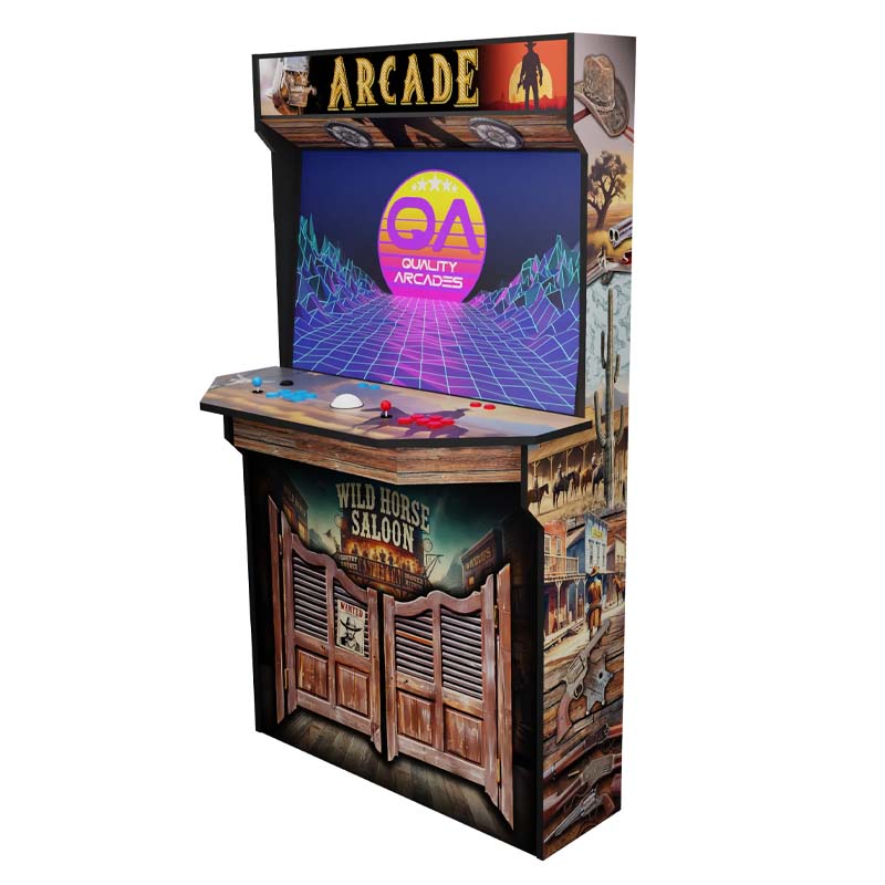 Quality Arcades Hexacade Wild West Full Wrap Cabinet Image