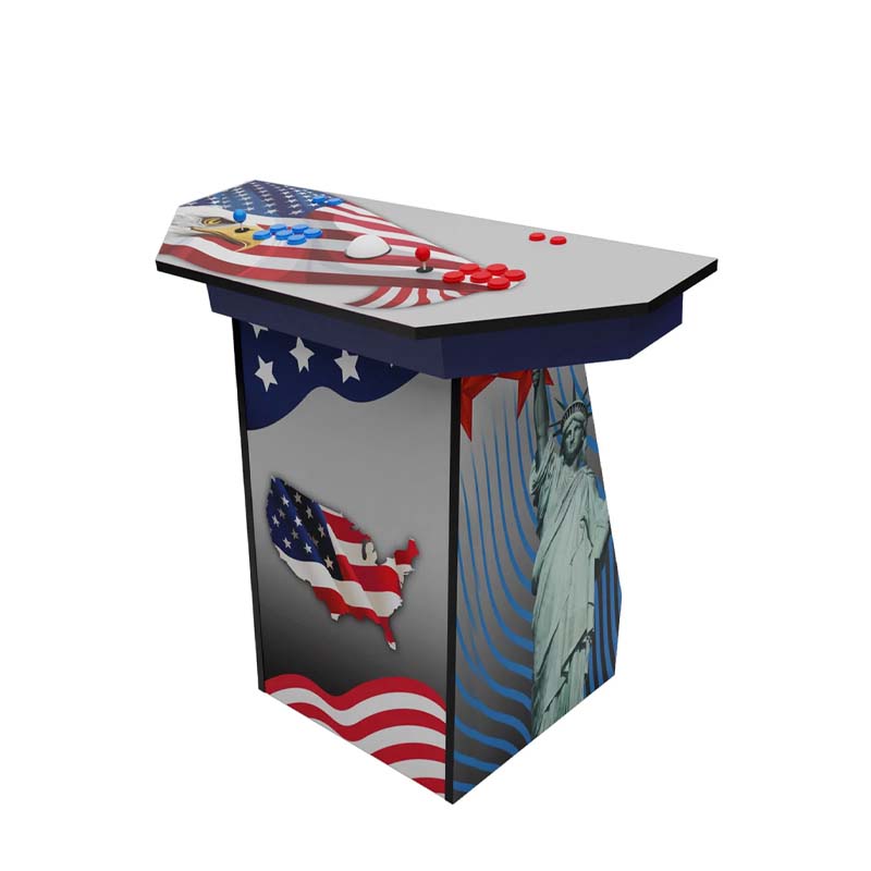 Quality Arcades Arcade Pedestal Full Wrap Land Of Freedom Image