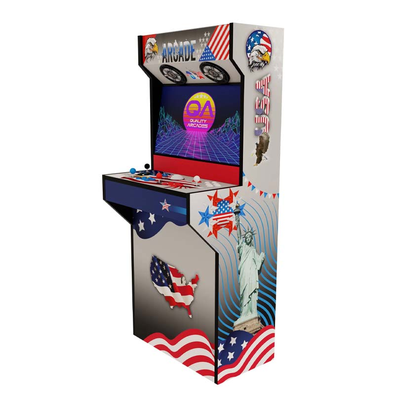 Quality Arcades Retro XT Land Of Freedom Full Wrap Cabinet Image