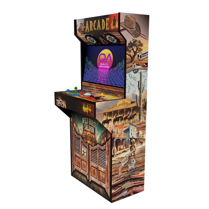 Quality Arcades Retro XT Wild West Full Wrap Cabinet Image