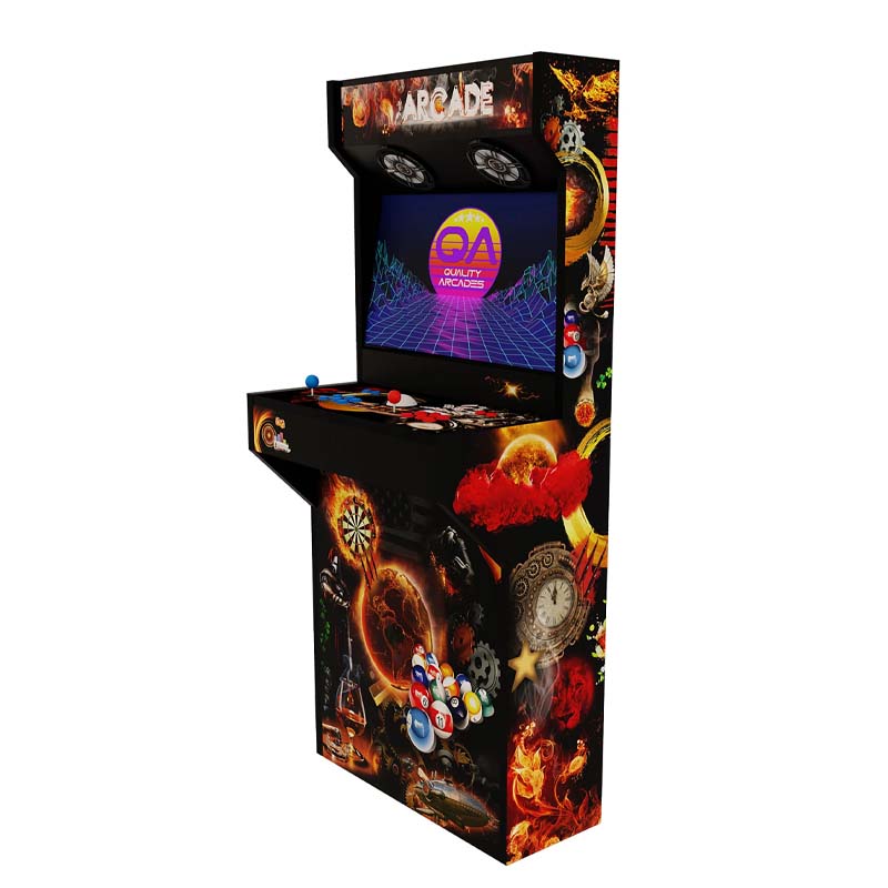 Quality Arcades Mancave Full Wrap Retro Slim Cabinet Image