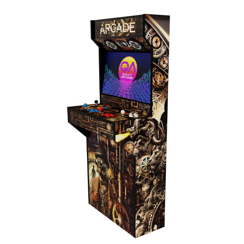 Quality Arcades Steampunk Full Wrap Retro Slim Cabinet Image