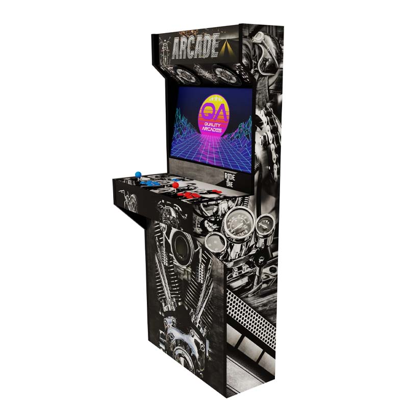 Quality Arcades Steel Horse Full Wrap Retro Slim Cabinet Image