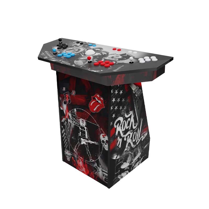 Quality Arcades Arcade Pedestal Full Wrap Rock And Roll Image