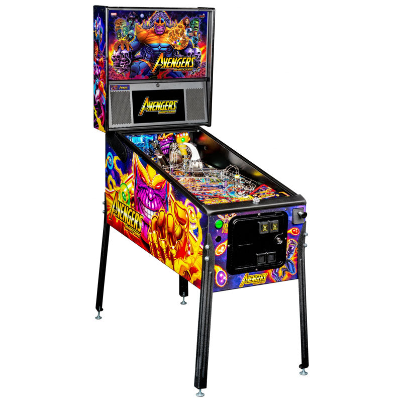 Stern Avengers Infinity Quest Premium Pinball Machine Left View