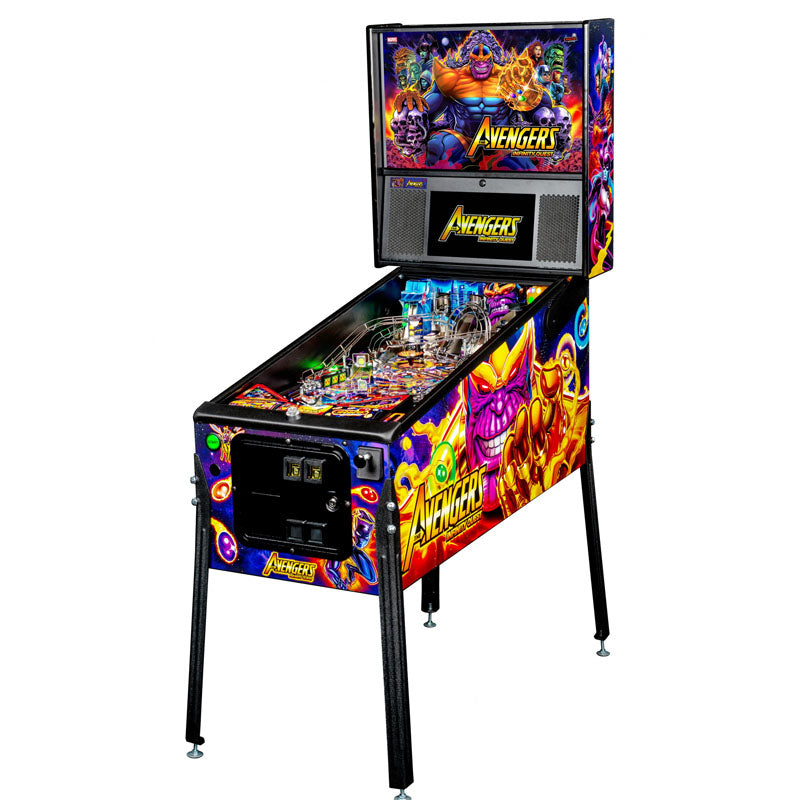 Stern Avengers Infinity Quest Premium Pinball Machine Right Side View