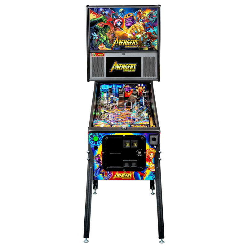 Stern Avengers Infinity Quest Pro Pinball Machine Front View