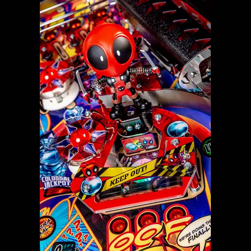 Stern Deadpool Premium Pinball Machine Figure