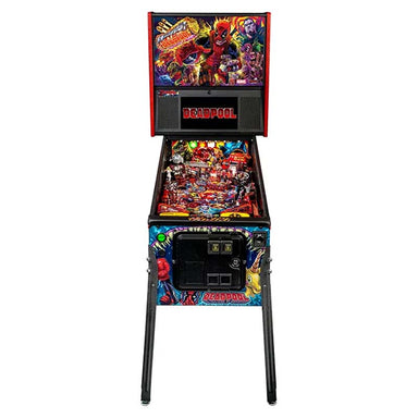 Stern Deadpool Premium Pinball Machine Front View