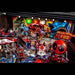 Stern Deadpool Pro Pinball Machine Colorful View