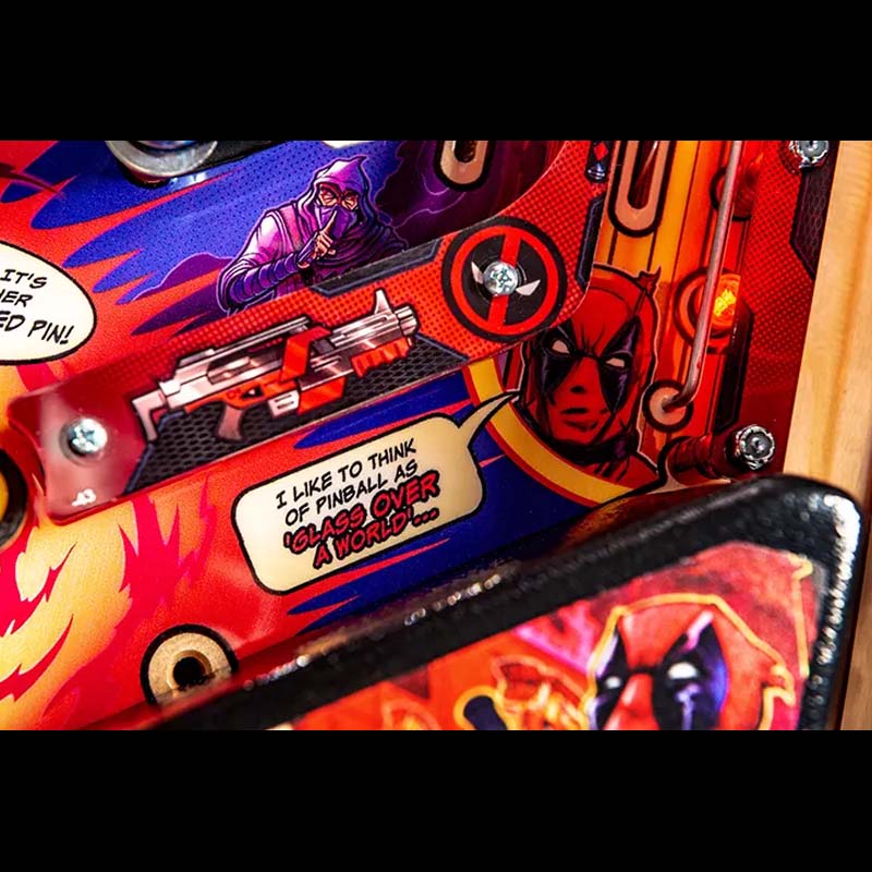 Stern Deadpool Pro Pinball Machine Second Corner