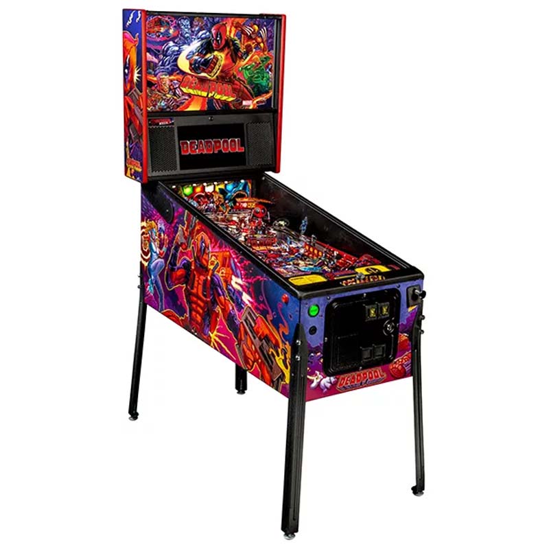 Stern Deadpool Pro Pinball Machine Side View