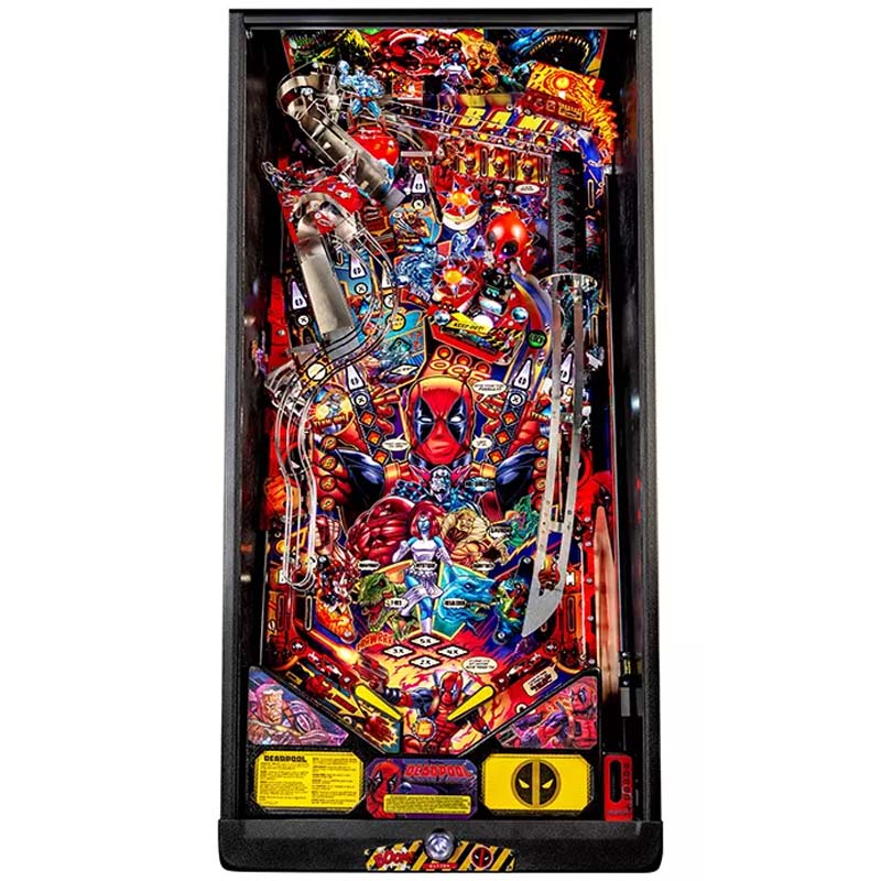 Stern Deadpool Pro Pinball Machine Top View