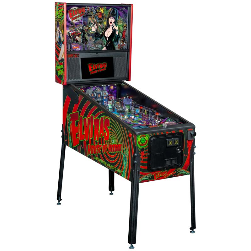 Stern Elvira House Of Horrors Premium Pinball Machine Left Side View