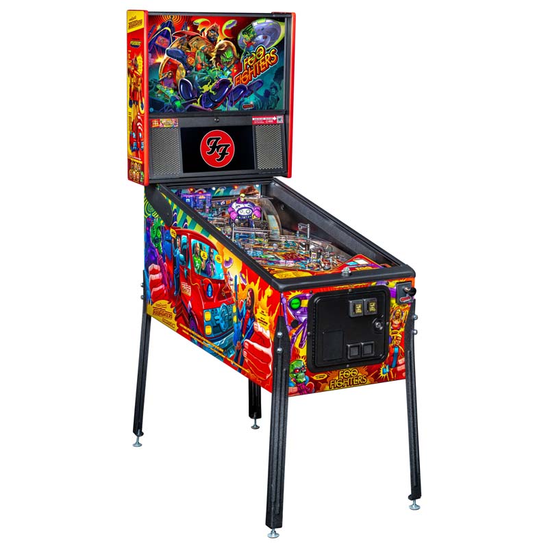 Stern Foo Fighters Premium Pinball Machine Left Side