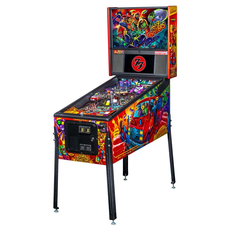 Stern Foo Fighters Premium Pinball Machine Right Side