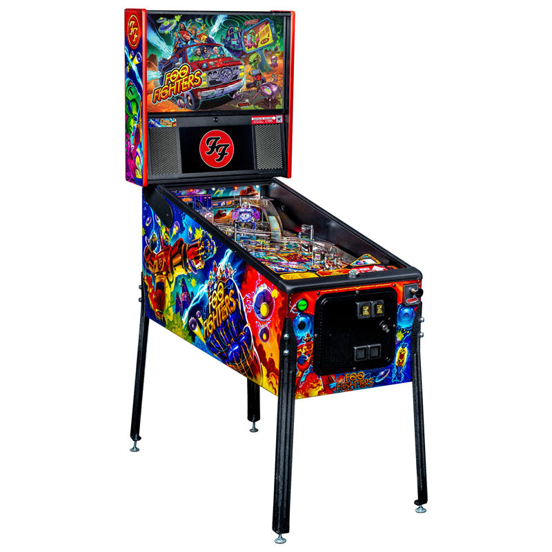 Stern Foo Fighters Pro Pinball Machine Side View