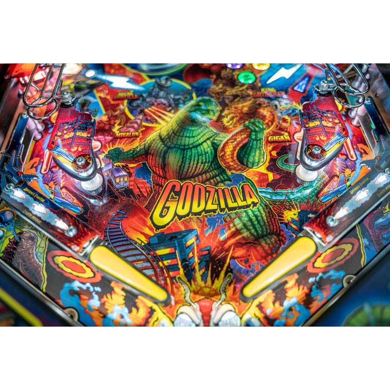 Stern Godzilla Premium Edition Pinball Front Playfield