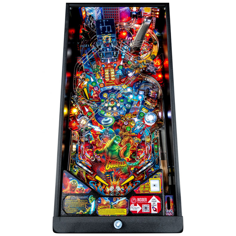 Stern Godzilla Pro Pinball Machine Playfield