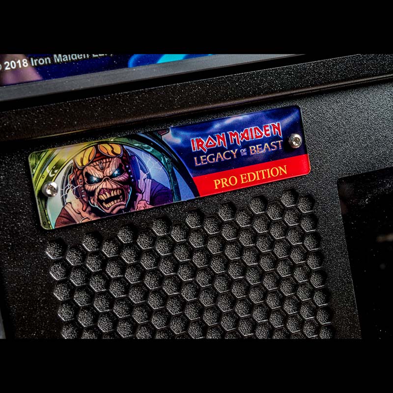 Stern Iron Maiden Pro Pinball Machine Additional Panel