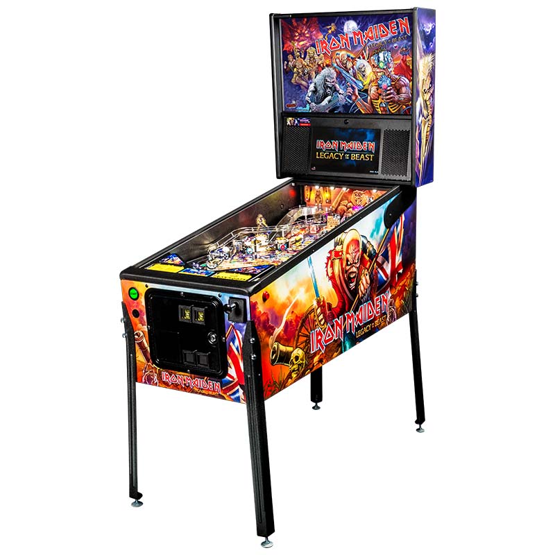 Stern Iron Maiden Pro Pinball Machine Right Side View