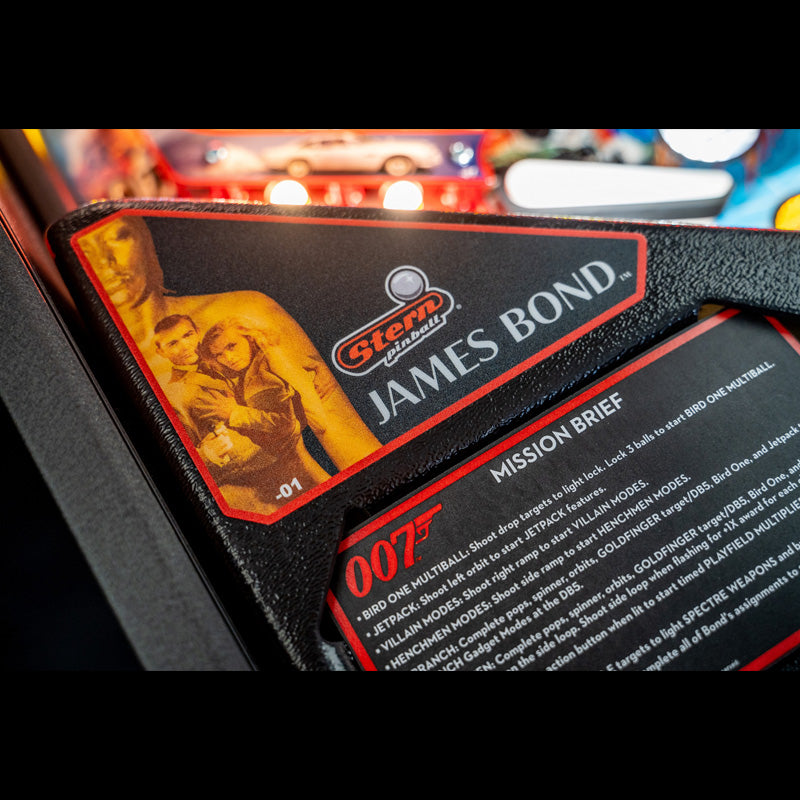 Stern James Bond 007 Pro Pinball Machine Description