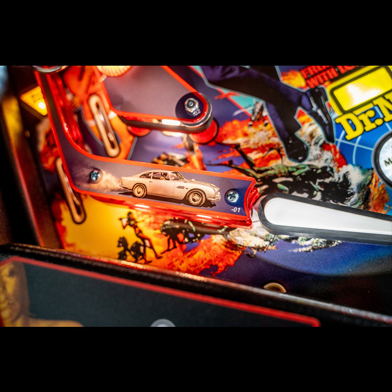 Stern James Bond 007 Pro Pinball Machine Left Corner