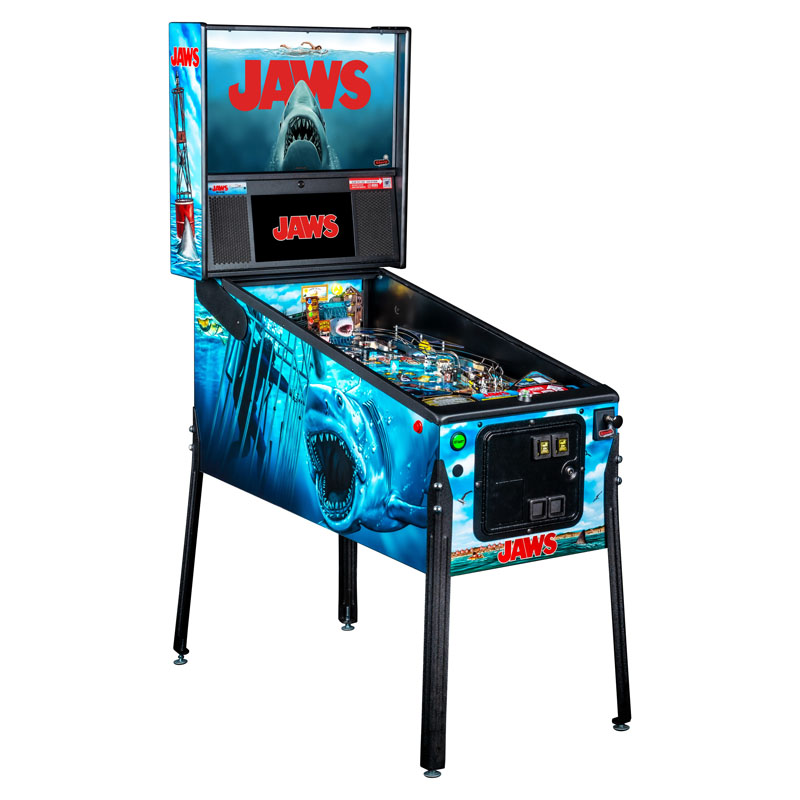 Stern JAWS Pro Pinball Machine Left Side View