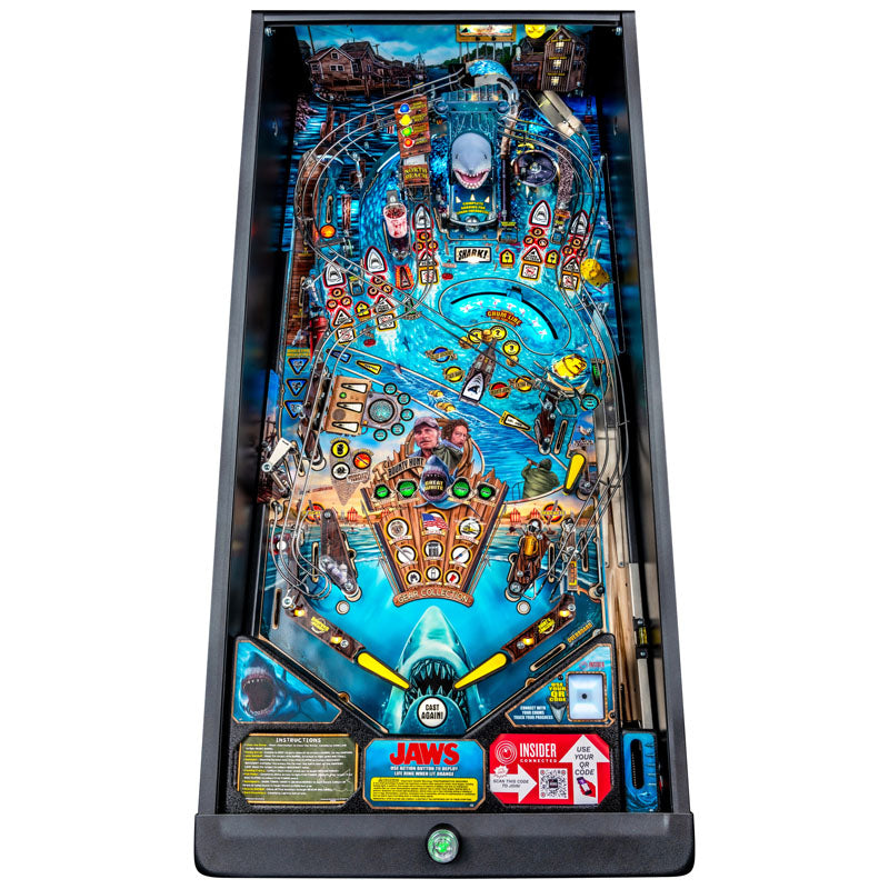 Stern JAWS Pro Pinball Machine Top View