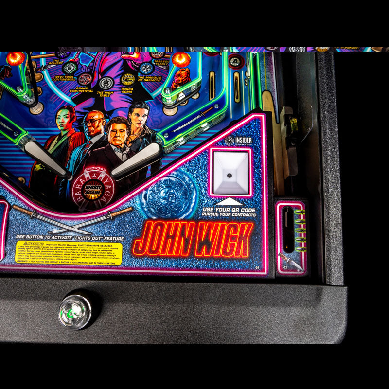 Stern John Wick Premium Pinball Machine Insider Connect