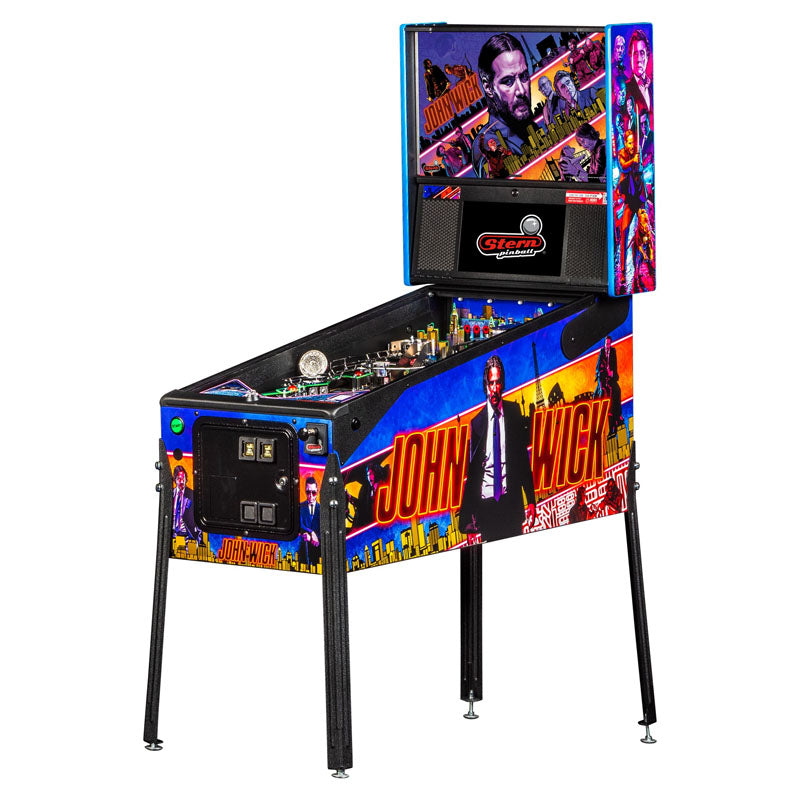 Stern John Wick Premium Pinball Machine Side View