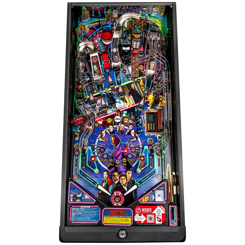 Stern John Wick Pro Pinball Machine Top View