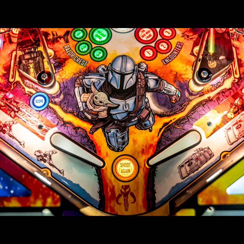 Stern Mandalorian Premium Pinball Shoot Again