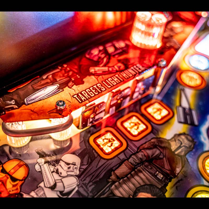 Stern Mandalorian Premium Pinball Machine Target Light Hunter