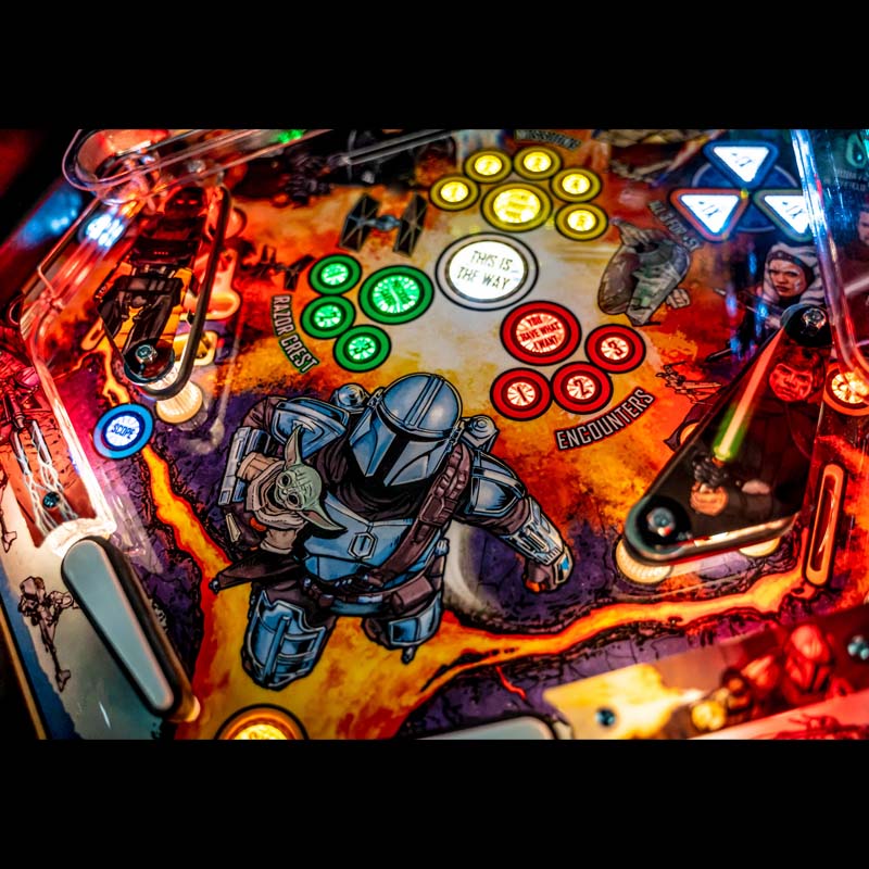 Stern The Mandalorian Pro Pinball Machine Lights