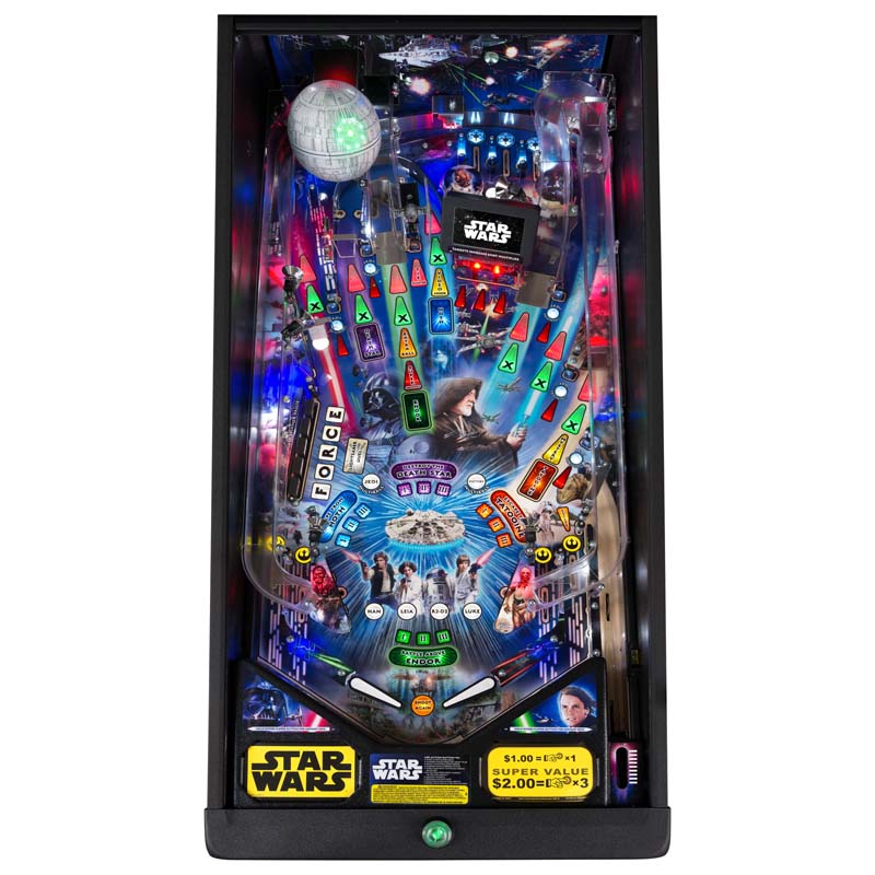 Stern Star Wars Pro Pinball Machine Playfield