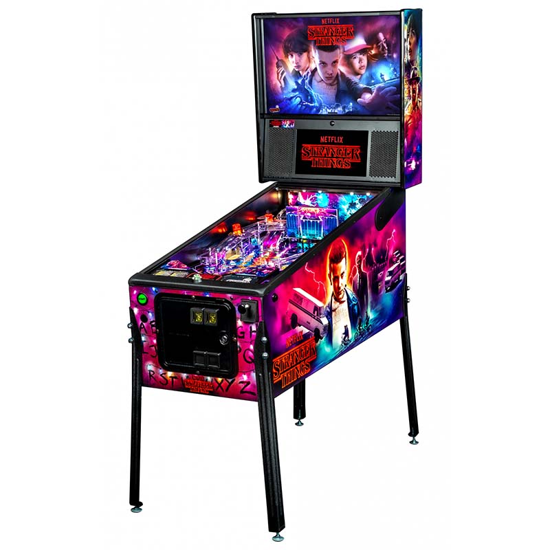 Stern Stranger Things Pro Pinball Machine Right Side View